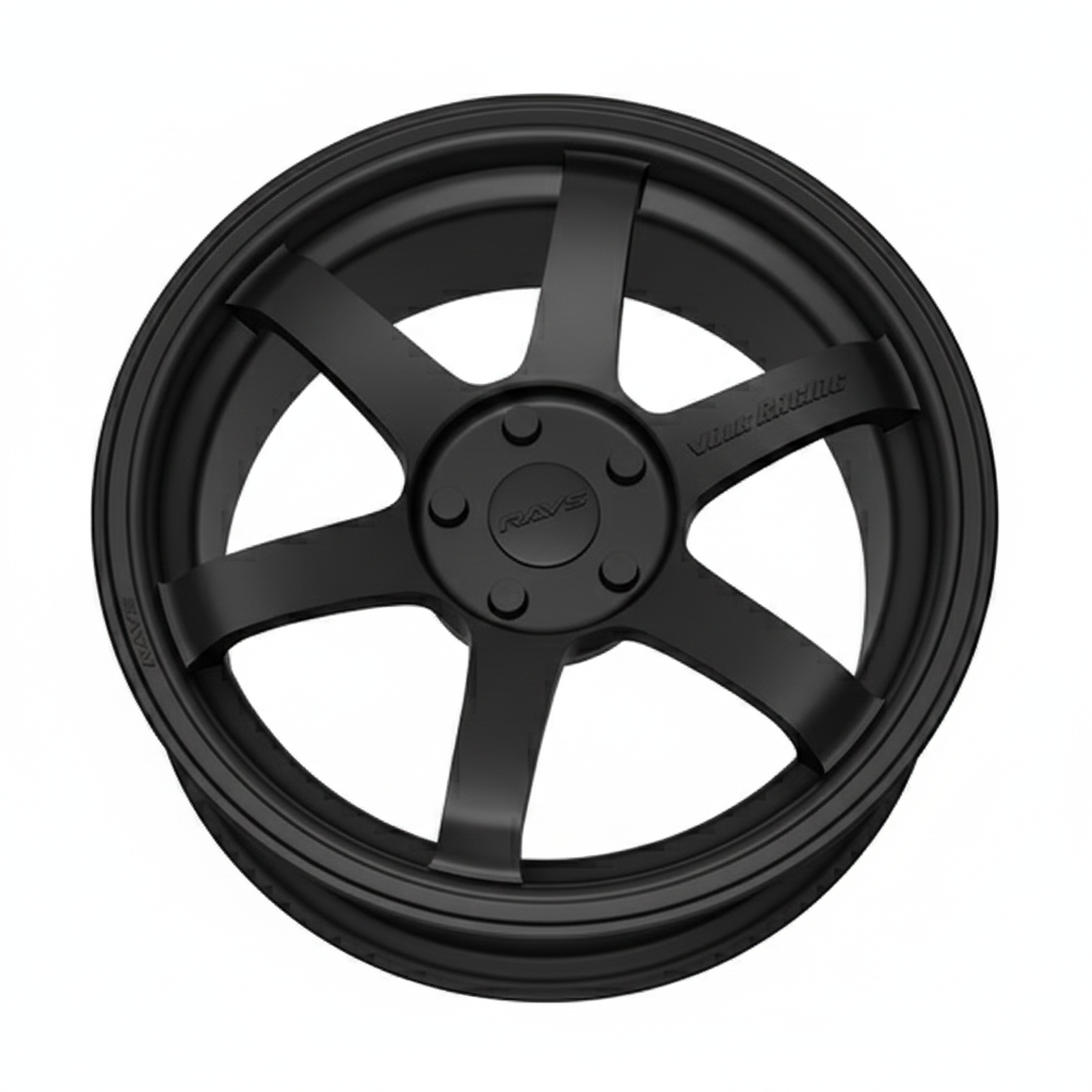 Brelok "RAYS" Felga Czarny