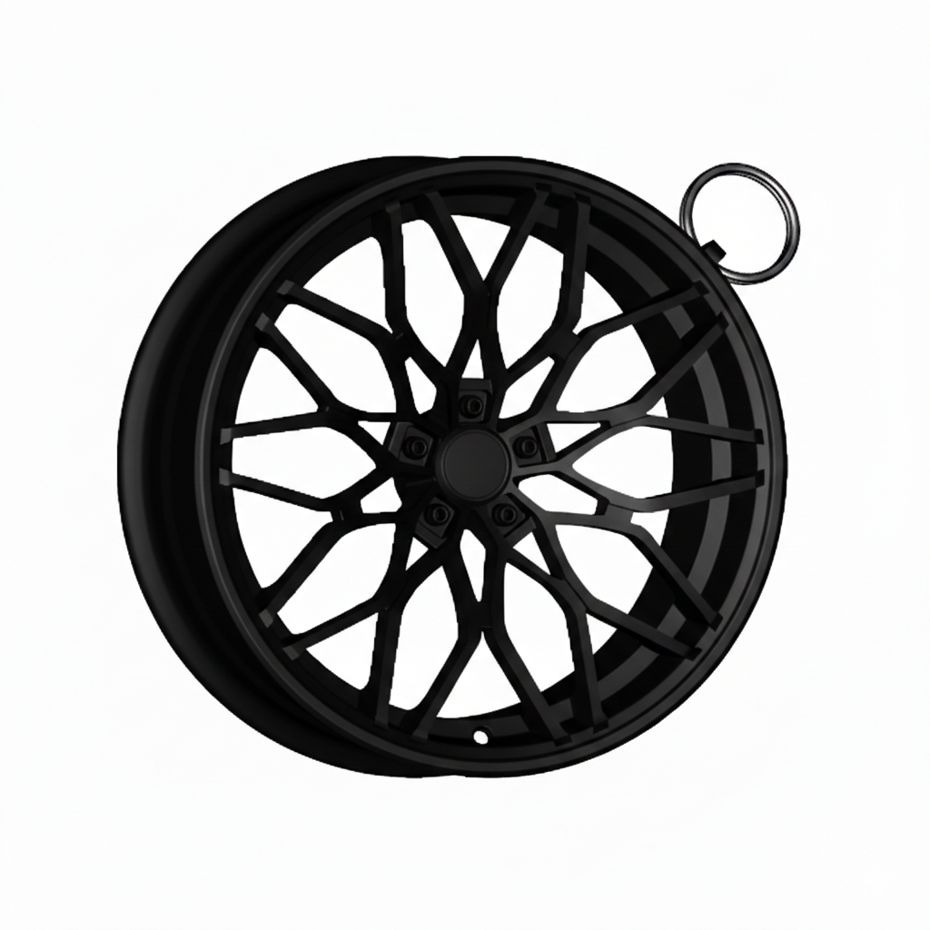 Brelok "M" Felga Czarny